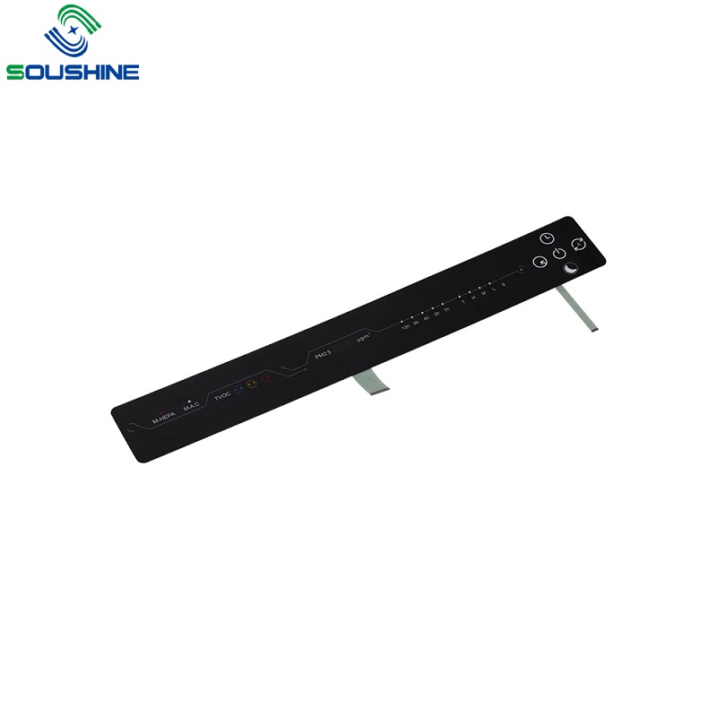 Προσαρμοσμένη εναλλαγή Membrane, υδατοστεγές Membrane Switch, προσαρμοσμένη ψηφιακή εναλλαγή εκτύπωσης membrane με Led